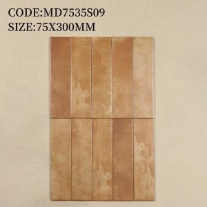 MD7535S09 - Gạch thẻ Phẳng cạnh men matt 75*300
