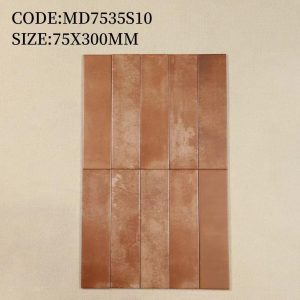 MD7535S10 - Gạch thẻ Phẳng cạnh men matt 75*300