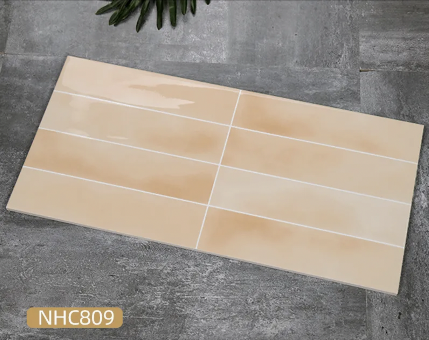 NHC809 - gạch trang trí giả thẻ men bóng 300*600